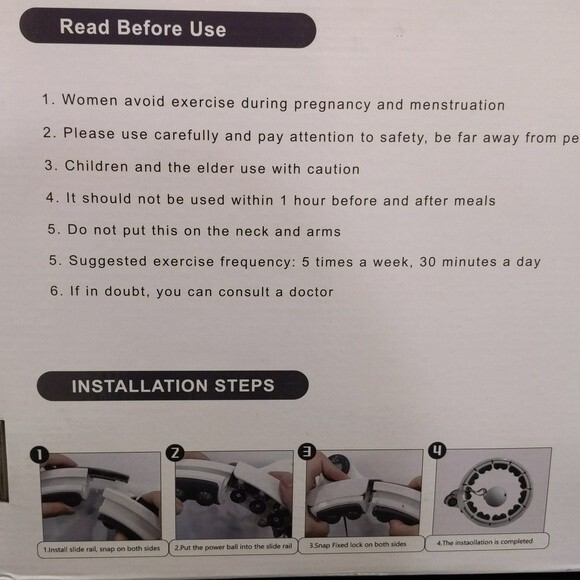 NWT Matino Smart Hoola Hoop - Picture 3 of 4